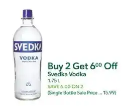 Publix Svedka Vodka offer