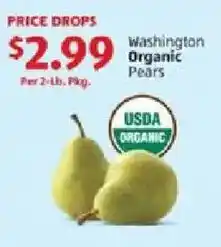 Aldi Washington Organic Pears offer