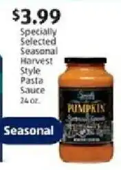 Aldi Pumpkin pasta sauce offer