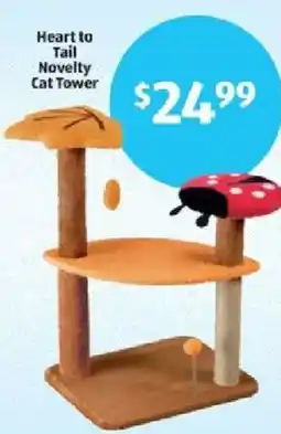 Aldi Heart to Tail Novelty Cat Tower offer