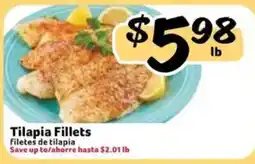 Fresco y Más Tilapia Fillets offer