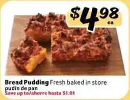 Fresco y Más Bread Pudding offer