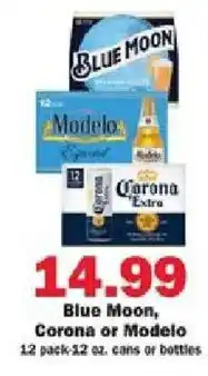 Schnucks Blue Moon, Corona or Modelo offer
