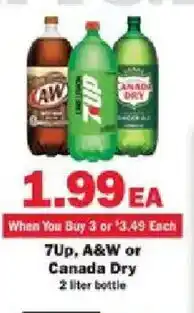 Schnucks 7Up, A&W or Canada Dry offer