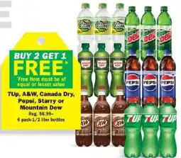 Schnucks 7up, A&W, Canada Dry, Pepsi, Starry or Mountain Dew offer