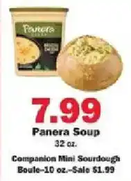 Schnucks Panera Soup offer