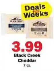 Schnucks Black Creek Cheddar offer