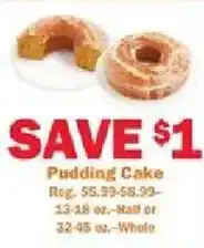 Schnucks Pudding Cake offer