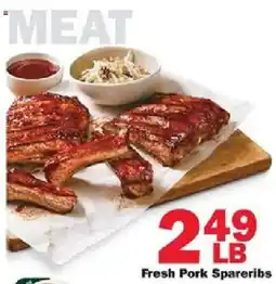 Schnucks Fresh Pork Spareribs offer
