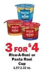 Schnucks Rice-A-Roni or Pasta Roni Cup offer
