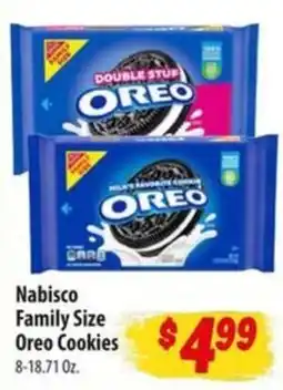 Food Giant Nabisco family size oreo cookies offer