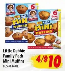 Food Giant Little Debbie Family Pack Mini Muffins offer