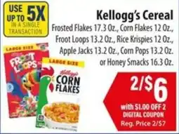 Food Giant Kellogg's Cereal offer