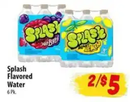 Food Giant Splash Flavored Water offer