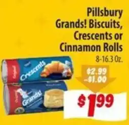 Food Giant Pillsbury Grands! Biscuits, Crescents or Cinnamon Rolls offer