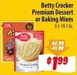 Food Giant Betty Crocker Premium Dessert or Baking Mixes offer