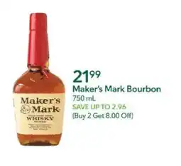 Publix Maker's Mark Bourbon offer