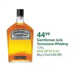 Publix Gentleman Jack Tennessee Whiskey offer