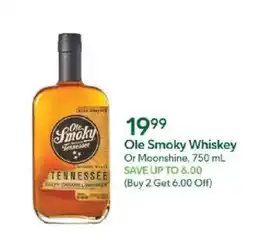 Publix Ole Smoky Whiskey offer