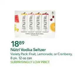 Publix Nütrl Vodka Seltzer offer