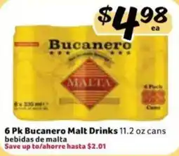 Fresco y Más Bucanero Malt Drinks offer