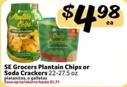Fresco y Más Se Grocers Plantain Chips or Soda Crackers offer