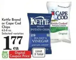 Pavilions Kettle Brand or Cape Cod Potato Chips offer