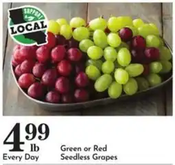 Pavilions Green or Red Seedless Grapes offer