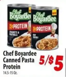 Food Giant Chef Boyardee canned pasta protein offer