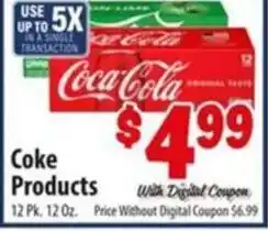 Food Giant Coca-Cola Coke Products offer