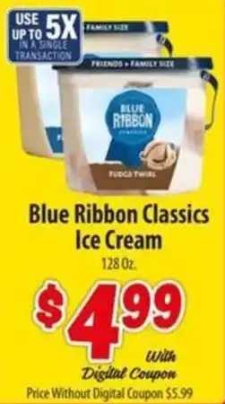 Food Giant Blue Ribbon Classics Ice Cream offer