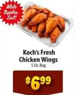 Food Giant Koch's Fresh Chicken Wings offer