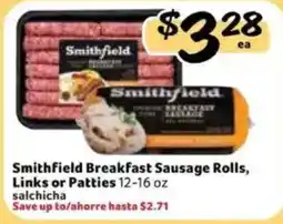 Fresco y Más Smithfield breakfast sausage rolls offer