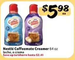 Fresco y Más Nestlé Coffeemate Creamer offer