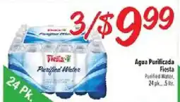 Fiesta Mart Fiesta purified water offer