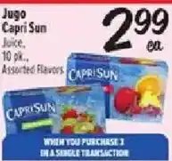 Fiesta Mart Capri Sun Juice offer