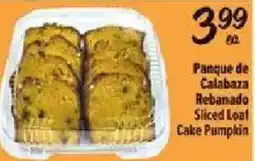 Fiesta Mart Sliced Loaf Cake Pumpkin offer