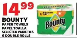 Sedano's Bounty paper towels offer