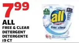 Sedano's All free & clear detergent offer