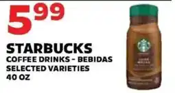 Sedano's Starbucks coffee drinks offer