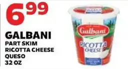 Sedano's Galbani part skim ricotta cheese queso offer
