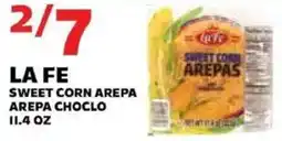 Sedano's La Fe sweet corn arepa arepa choclo offer