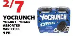 Sedano's Yocrunch yogurt - yogur assorted varieties offer