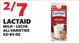 Sedano's Lactaid milk offer