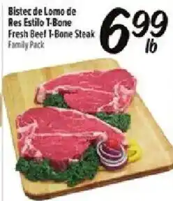 Fiesta Mart Fresh Beef T-Bone Steak offer