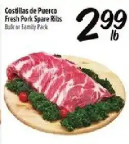 Fiesta Mart Costilllas de Puerco Fresh Pork Spare Ribs offer