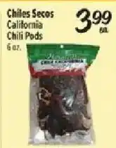 Fiesta Mart Chiles Secos California Chili Pods offer