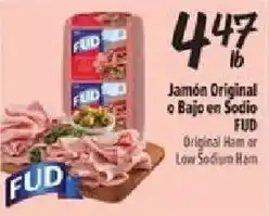 Fiesta Mart Fud Original Ham or Low Sodium Ham offer