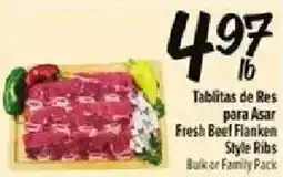 Fiesta Mart Fresh Beef Flanken Style Ribs offer