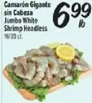 Fiesta Mart Jumbo White Shrimp Headless offer